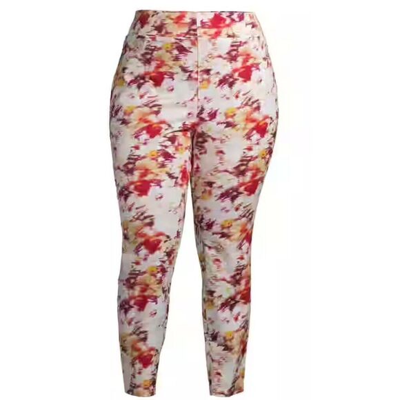 Terra & Sky Women's 3X (24W-26W) Printed Jeggings (R) - Picture 1 of 8